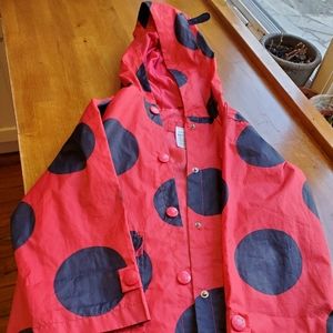 Kids Ladybug Raincoat
